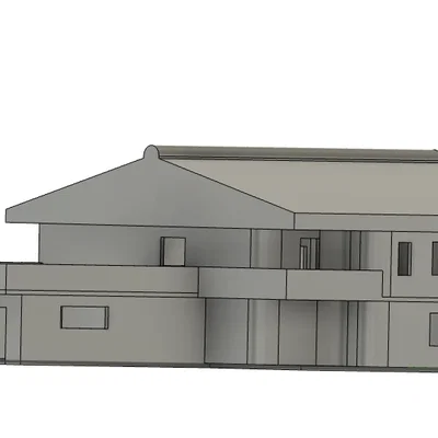 Mô hình nhà ở kiến trúc GT48 (Thiết kế bởi Fusion360)