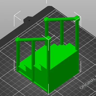 Cầu thang 3D có tay vịn cho Nisse (Supportless)