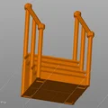 Cầu thang 3D có tay vịn cho Nisse (Supportless) - Thumbnail 4