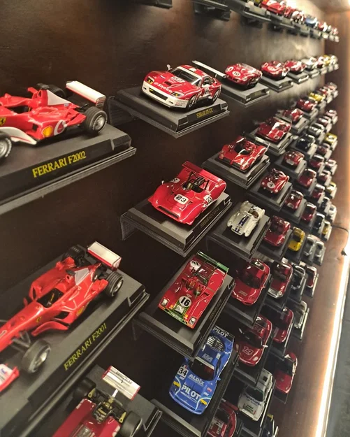 Kệ gắn tường trưng bày Ferrari collection 1:43 (ixo/altaya/fabbri) nghiêng 25° - Image 5