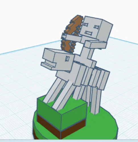 Bộ cờ vua Minecraft độc đáo - Tự in 3D mô hình Creeper, Wither, Enderman - Image 5