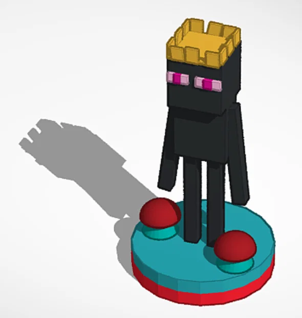 Bộ cờ vua Minecraft độc đáo - Tự in 3D mô hình Creeper, Wither, Enderman - Image 7