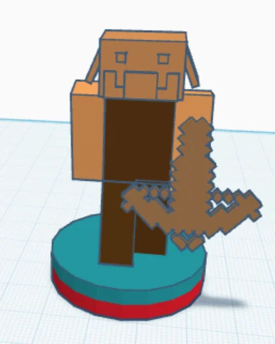 Bộ cờ vua Minecraft độc đáo - Tự in 3D mô hình Creeper, Wither, Enderman - Image 12