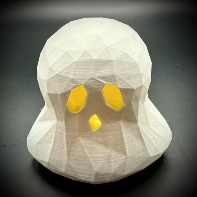 Ma nổi (low poly) – Nến Tealight (chỉ dùng nến điện/tealights điện)