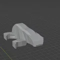 Mô hình gấu Bắc cực nằm nghỉ (polarbear laying) in 3D độc đáo - Thumbnail 2