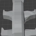 Mô hình gấu Bắc cực nằm nghỉ (polarbear laying) in 3D độc đáo - Thumbnail 3