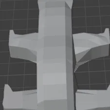 Mô hình gấu Bắc cực nằm nghỉ (polarbear laying) in 3D độc đáo