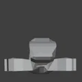 Mô hình gấu Bắc cực nằm nghỉ (polarbear laying) in 3D độc đáo - Thumbnail 4