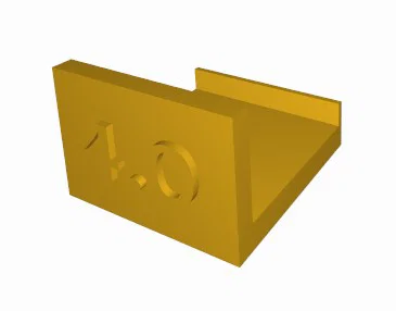 Dụng cụ hỗ trợ chỉnh khe hở ngăn kéo và cánh tủ 1mm-5mm - Image 2