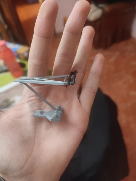 Bỏ chốt (pins) – Quitado los pines (Pantograph Train universal for DIY) - Image 3