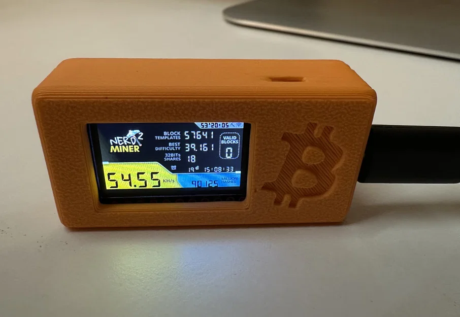 Vỏ case Bitcoin NerdMiner cho LILYGO TTGO T-Display ESP32 - Image 1