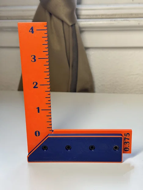 Thước ke góc Try Square hệ Imperial in 3D cho dân làm mộc - Image 5