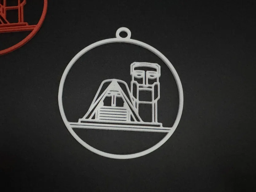We Are Our Mountains - Tatik Papik - Ornament cây thông Noel line art - Image 1