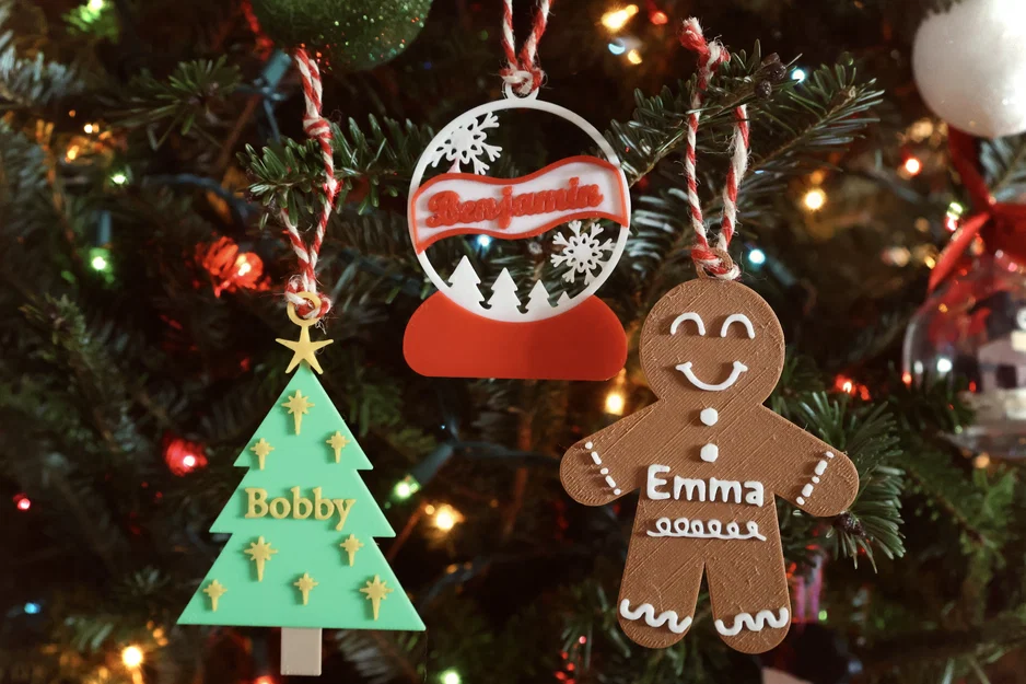 Thẻ Quà Tặng Ngày Lễ Tùy Chỉnh (Customizable Holiday Gift Tags) - Image 1