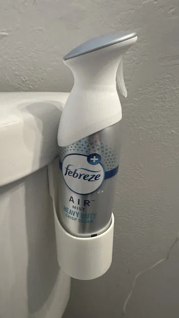 Giá treo bình xịt thơm phòng Febreeze thông minh cho nhà vệ sinh - Image 1