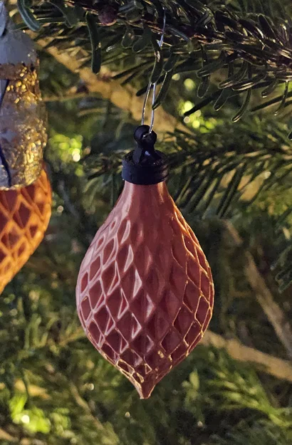 Bộ nắp treo trang trí cây thông Noel (Christmas Ornament Cap) - Image 3