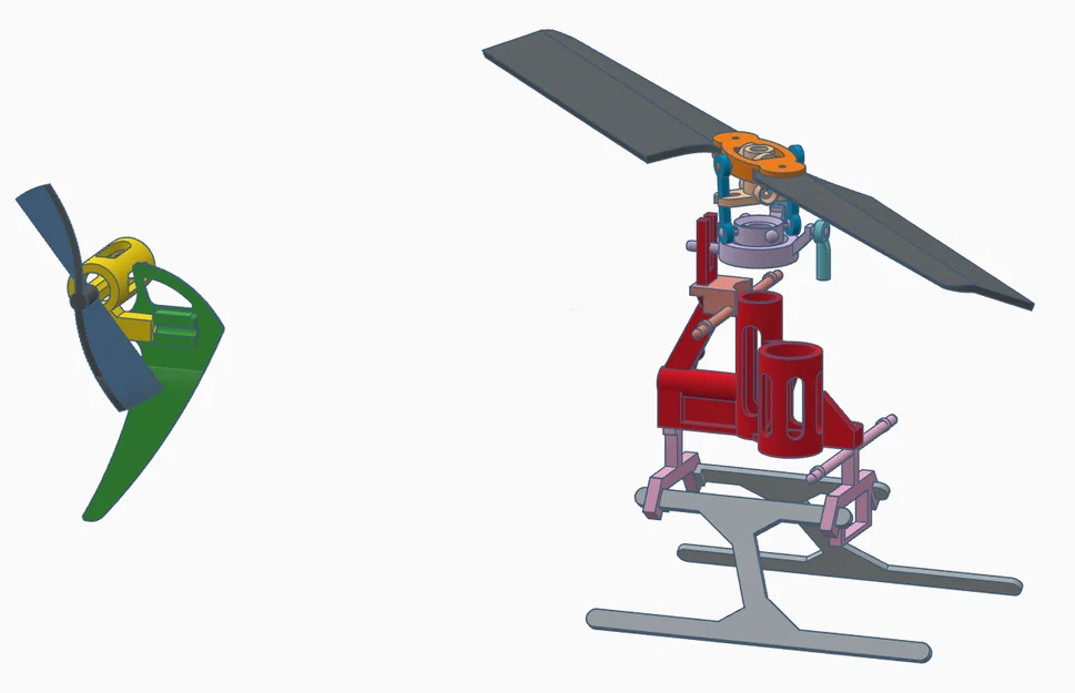 Bộ Phụ Tùng Cho Blade mSRX RC Heli (3D Printed Parts) - Image 3