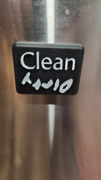 Biển báo từ tính Clean/Dirty cho máy rửa bát - Tự làm 3D in - Image 1