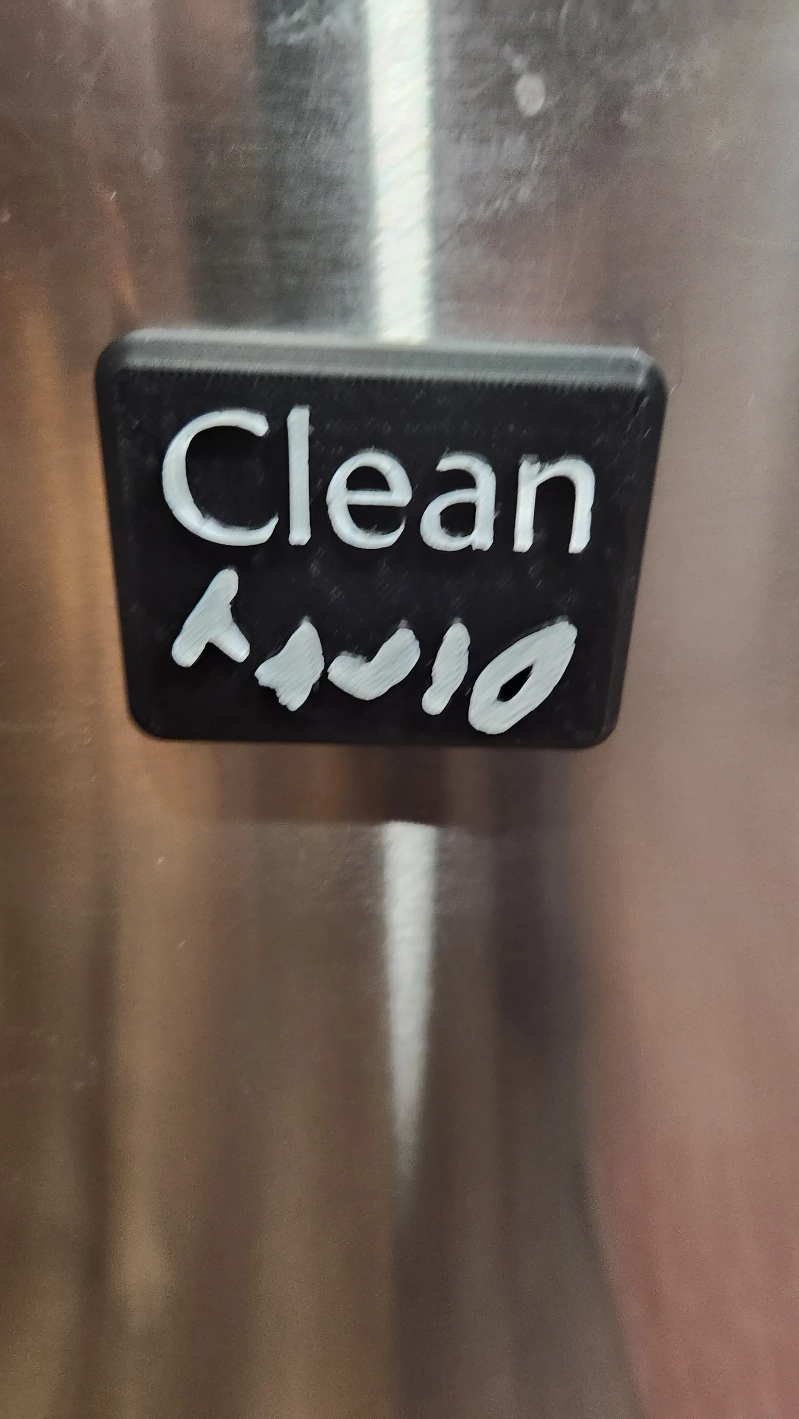 Biển báo từ tính Clean/Dirty cho máy rửa bát - Tự làm 3D in 1