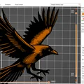 Bộ Mô Hình Chim Quạ Trang Trí Tường Độc Đáo (Crows Wall Art) - Thumbnail 6