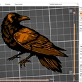 Bộ Mô Hình Chim Quạ Trang Trí Tường Độc Đáo (Crows Wall Art) - Thumbnail 7