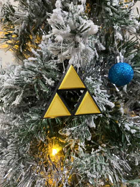 Trang trí cây thông Noel hình Triforce - The Legend of Zelda - Image 1