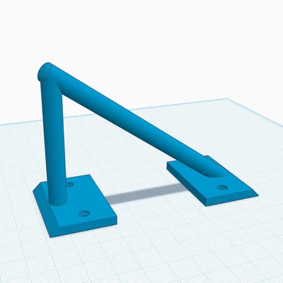 Mô hình Pole Jam cho Fingerboard (Trượt ván tay) tự in 3D