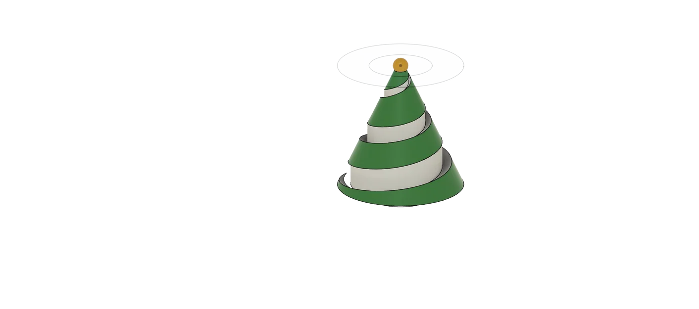 Mô hình cây thông Noel xoắn hiện đại trang trí Giáng sinh - Image 1