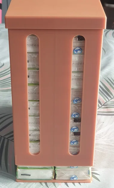 Khay đựng gói khăn giấy (Tissue pack dispenser) – 1/2/4 cột - Image 2