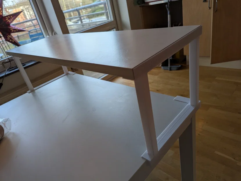 Giá đỡ kệ IKEA Billy cho bàn IKEA Vangsta (hoặc bàn cao 75cm) - Image 5