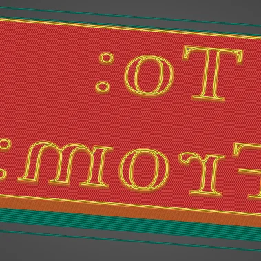 Con dấu To: From: in 3D trang trí quà tặng Giáng sinh độc đáo