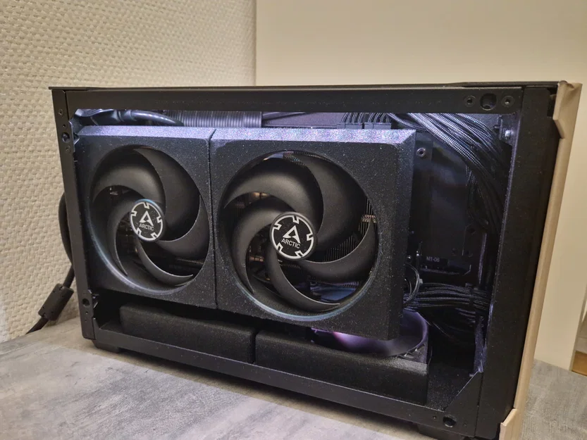 Shroud tản nhiệt 120mm cho mod GPU deshroud (hỗ trợ Arctic P12) - Image 1
