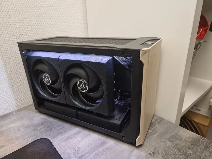 Shroud tản nhiệt 120mm cho mod GPU deshroud (hỗ trợ Arctic P12) - Image 3