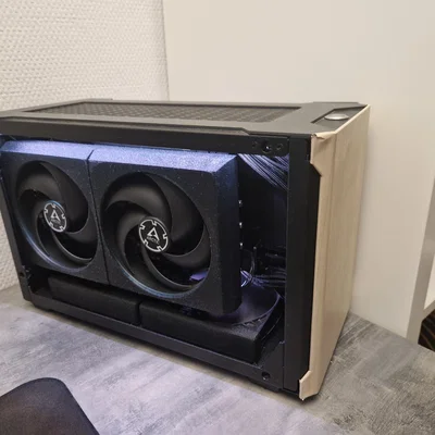 Shroud tản nhiệt 120mm cho mod GPU deshroud (hỗ trợ Arctic P12)