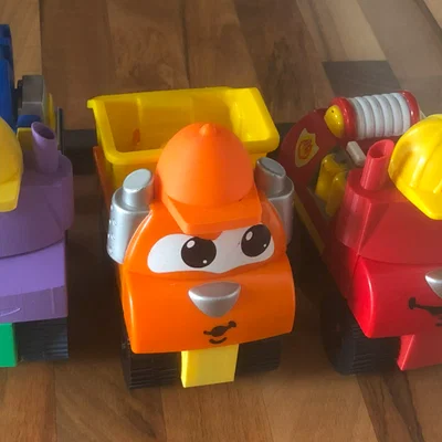 Bộ khung gầm, bánh xe và phụ kiện thay thế cho Mega Bloks in 3D