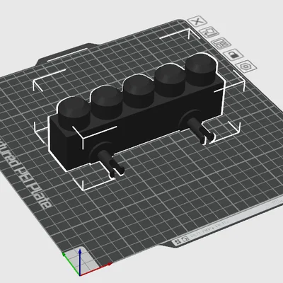 Bộ khung gầm, bánh xe và phụ kiện thay thế cho Mega Bloks in 3D