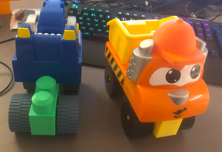 Bộ khung gầm, bánh xe và phụ kiện thay thế cho Mega Bloks in 3D - Image 7