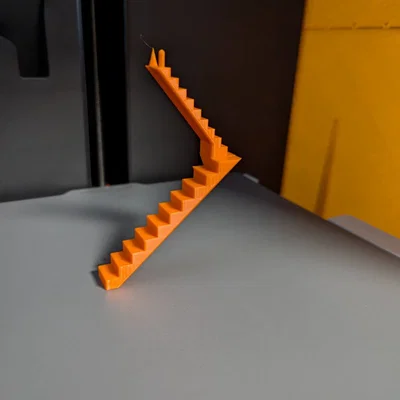 Mô hình test độ bám dính và khả năng in overhang cho máy in 3D