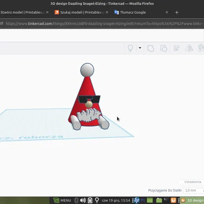 Mô hình chú lùn Gnom phong cách sành điệu - In 3D cực chất