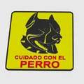 Biển cảnh báo chó dữ 3D độc đáo (Cuidado con el perro) - Thumbnail 1