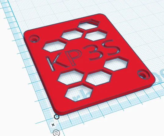 Mặt nạ che quạt tản nhiệt cho máy in 3D Kingroon KP3S - Image 1