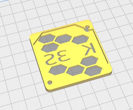 Mặt nạ che quạt tản nhiệt cho máy in 3D Kingroon KP3S - Image 2