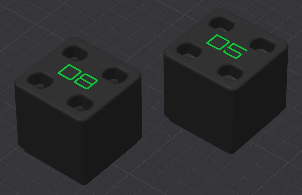 Khay Gridfinity 1x1x6 cho mũi Festool Domino D5 & D8 - Image 1