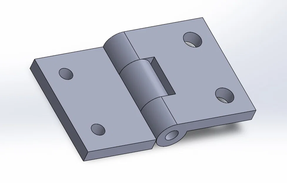 Bản lề T1 Hinge in 3D: Giải pháp linh kiện bền bỉ cho mọi dự án - Image 1
