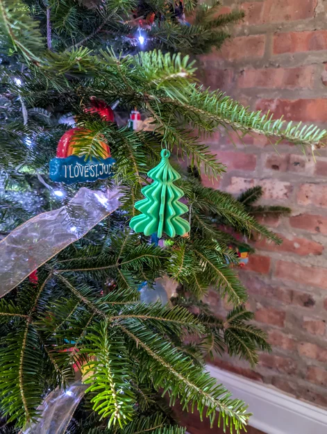 Đồ trang trí Cây Thông Noel kiểu cách (Stylized Christmas Tree Ornament Decoration) - Image 3