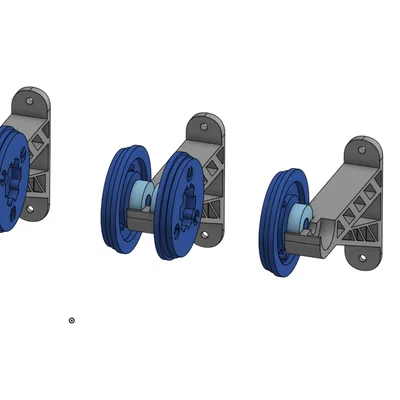 Giá treo cuộn nhựa 3D (Stacking Spool Mount) thông minh, dễ lắp đặt