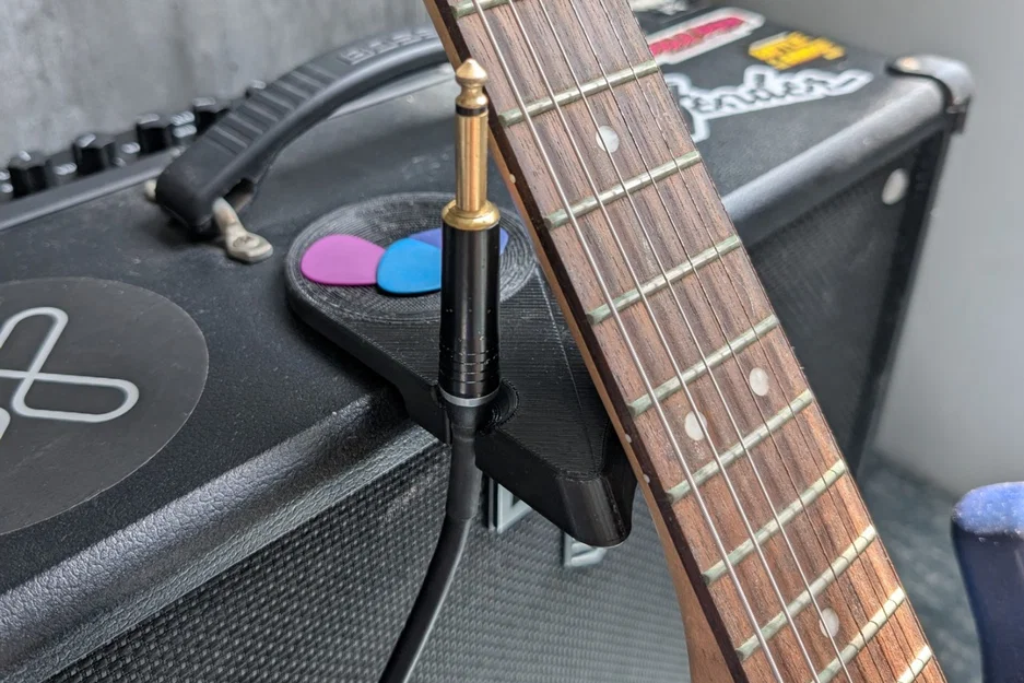 Gối Kê Cổ Đàn Guitar kèm Ngăn Đựng Pick & Sắp Xếp Dây Cáp - Image 2
