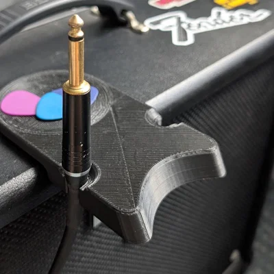 Gối Kê Cổ Đàn Guitar kèm Ngăn Đựng Pick & Sắp Xếp Dây Cáp
