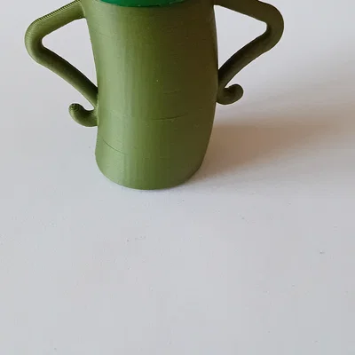 Hũ đựng đồ trang trí hình người (Nádobka panáček) in 3D siêu cute