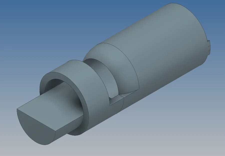 Mô hình chiếc còi đơn giản (Simple Whistle) in 3D giải trí - Image 1
